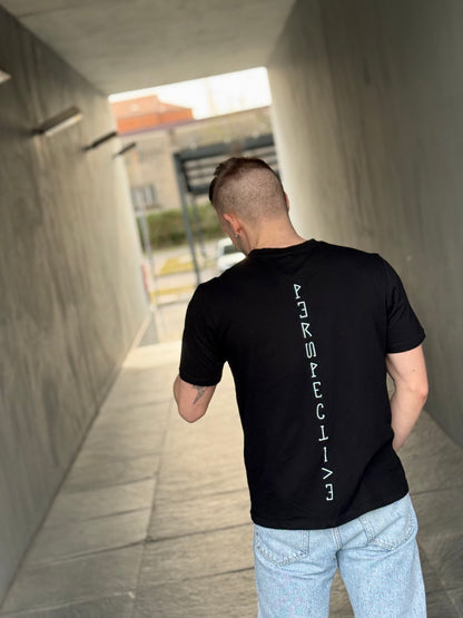 T-SHIRT PERSPECTIVE BLACK